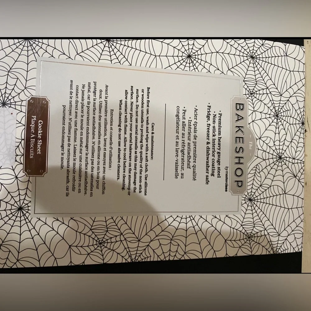 The Bakeshop Halloween Cookie Sheet - Ghosts, Bats, & Pumpkins Brand new!